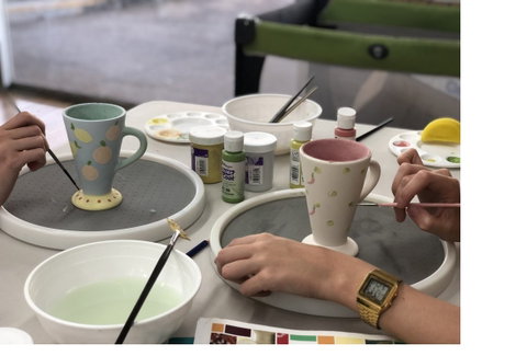 Ceramic Painting Class - Holiday Byron Bay 0