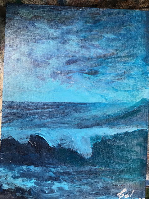 Shades Of Blue  Art Exhibition - Holiday Byron Bay 1