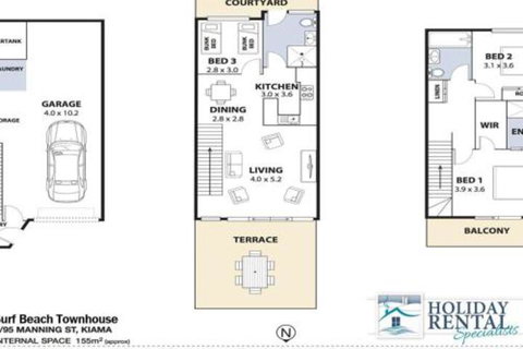 Surf Beach Townhouse - Holiday Byron Bay 4