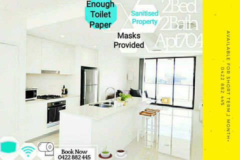 Stylish Liverpool 2Bed 2Bath Apartment -Skyline Views! -Masks Provided - Holiday Byron Bay 0