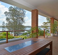 The House on the Lake  Fishing Point Lake Macquarie - honestly put the line in and catch fish - Holiday Byron Bay