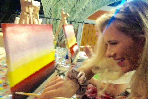 Friday Night 2 For 1 Paint And Sip Art Sessions - Holiday Byron Bay 2