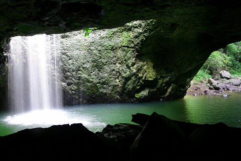 Natural Bridge & Springbrook Waterfalls Tour + Hot Air Balloon With Breakfast - Holiday Byron Bay 2