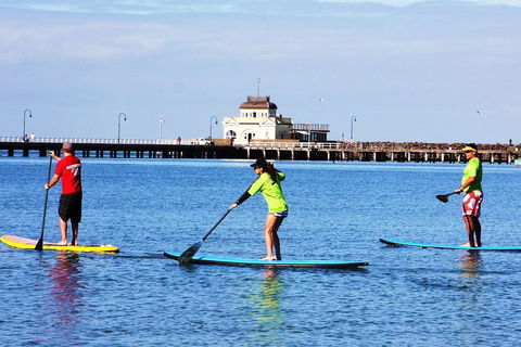 Private Stand-Up Paddle Board Lesson At St Kilda - Holiday Byron Bay 1